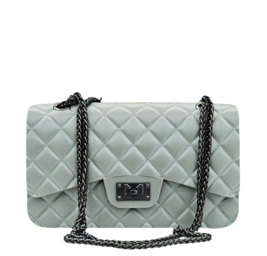 FLAT FALCON M SHOULDER BAG GREY BLOCK BRUSH CDF - BORSA - MARC ELLIS