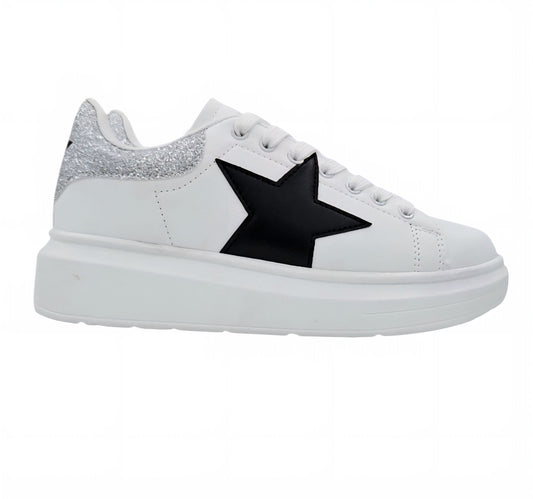 SNEAKERS DONNA SHOPART SASF262004 SILVER MOD.KIM