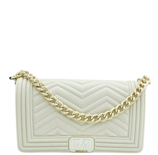 FLAT WAVE M TURTLEDOVE LIGHT GOLD - BORSA - MARC ELLIS