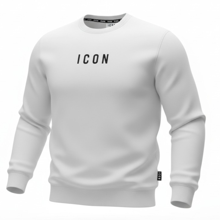 IUF002 BIANCO - Felpe - ICON