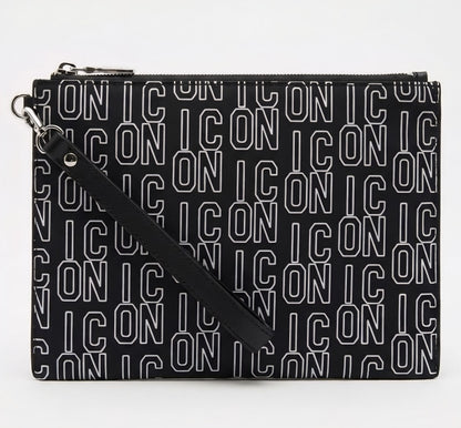 POCHETTE Uomo ICON ICBU18A07 ACE BLACK