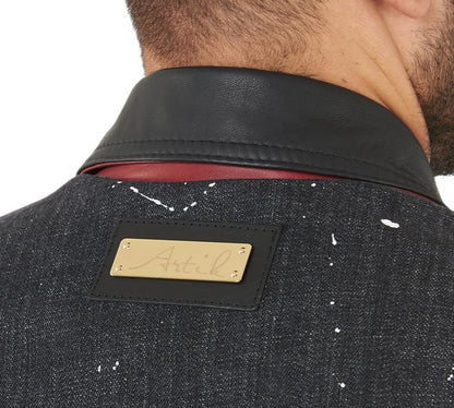 DENIMMATO NERO - GIUBBINO - Artik