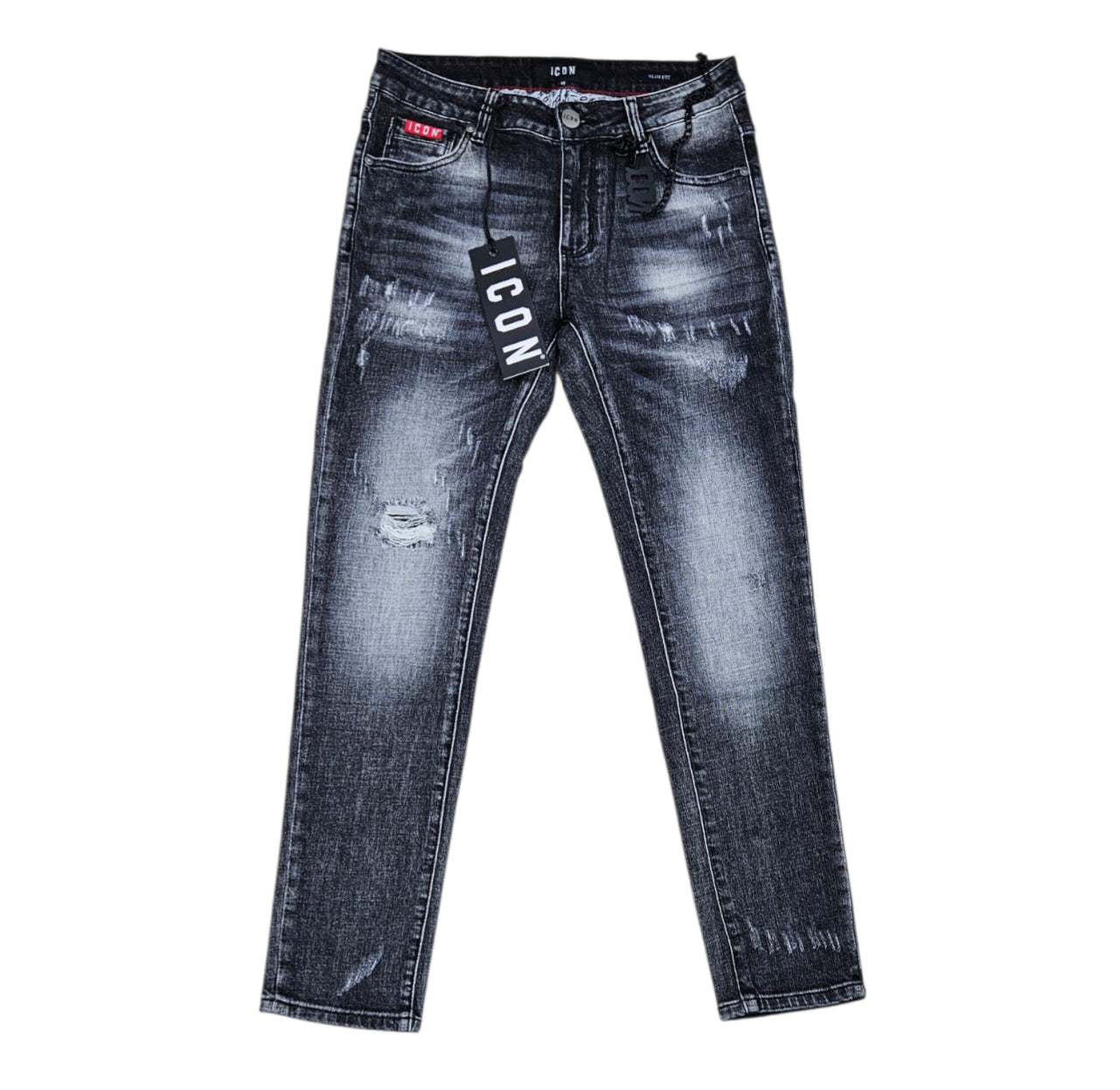 ICUF2W6D006 JEANS UOMO NERO - JEANS - ICON
