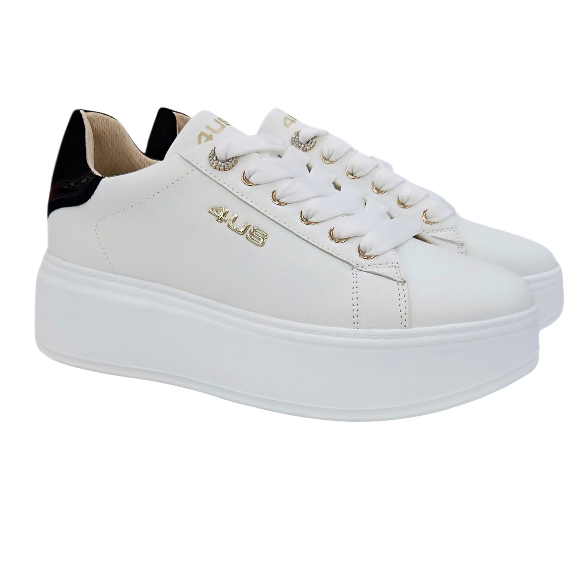 sneakers donna 4us paciotti 4BX256 WHITE