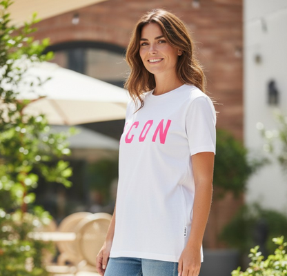 IDT001 BIANCO FUXIA - SHIRT - ICON