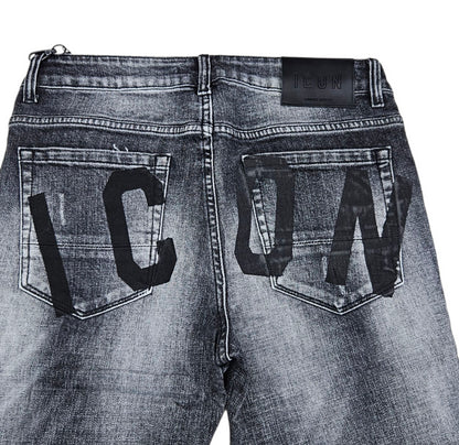 ICUF2W6D006 JEANS UOMO NERO - JEANS - ICON
