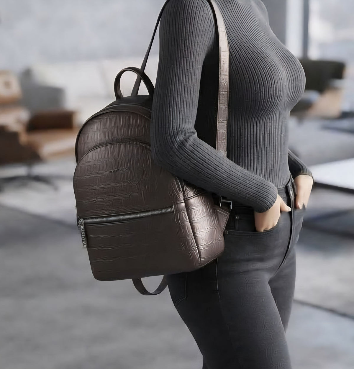 ZAINO Donna ICON ICBS19A06 AUDREY BROWN METAL