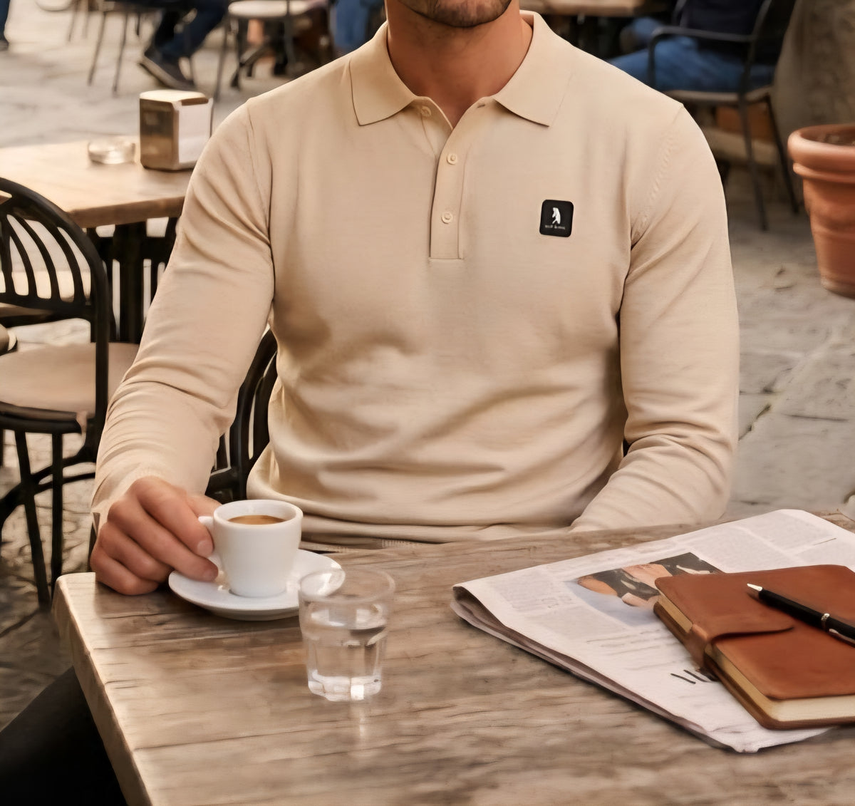 MAGLIA Uomo Refrigue R5010M262 POLO KNIT ICON MILK