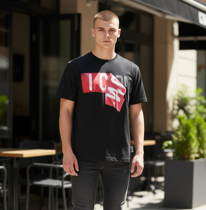 IUT012 NERO - T-Shirt e Polo - ICON