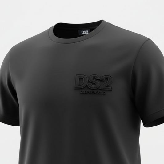 SS26205 NERO - T-Shirt e Polo - DROPSEASON2