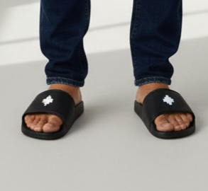 COMAS260679 NERO - PANTOFOLE - MARCELLO BURLON COUNTRY OF MILANO