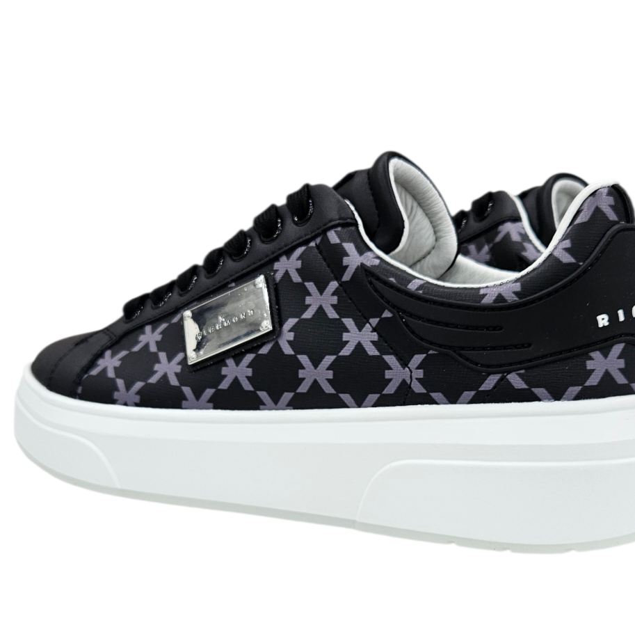 31019 C ACTION LEATHER BLACK - Scarpe - John Richmond