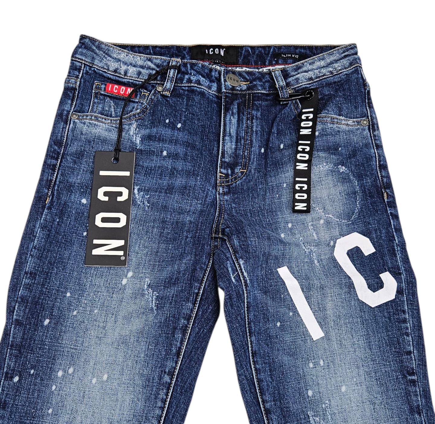 ICUF2W6D002 JEANS UOMO BLU - JEANS - ICON