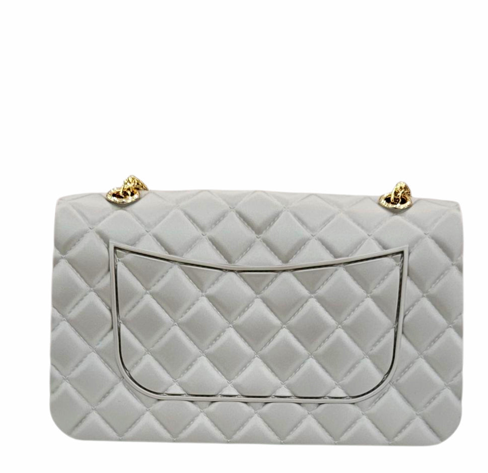 FLAT FALCON M SHOULDER BAG TAUPE LIGHT GOLD - BORSA - MARC ELLIS