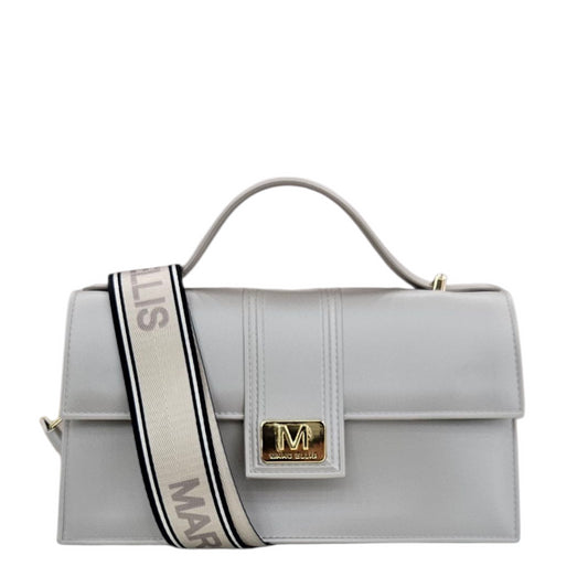 FLAT ARROW M  HANDBAG TAUPE LIGHT GOLD - BORSA - MARC ELLIS