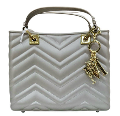 FLAT KRISSY M WAVE 25 TAUPE LIGHT GOLD - BORSA - MARC ELLIS