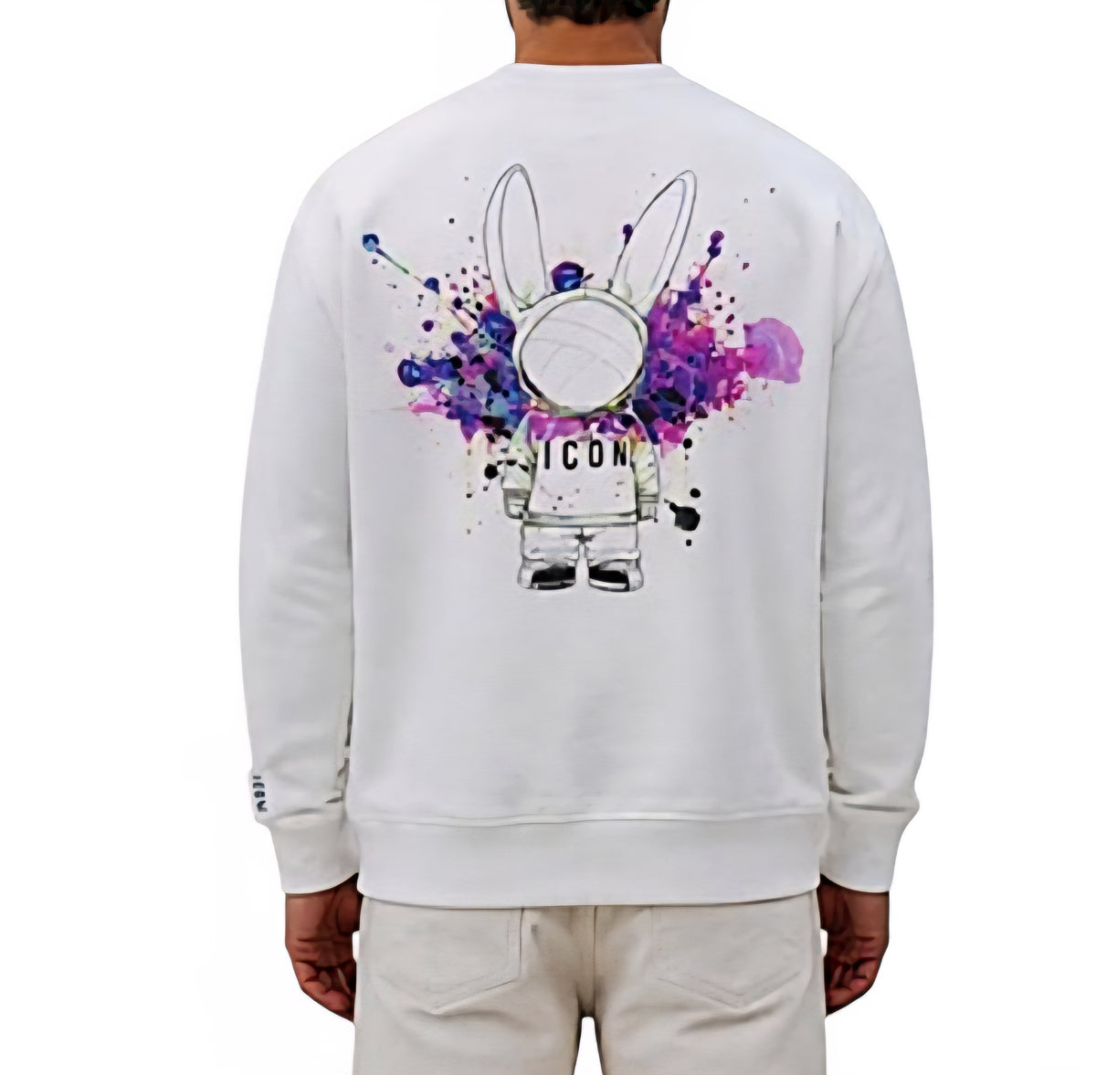 FELPA Uomo ICON IUF069 WHITE