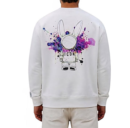 FELPA Uomo ICON IUF069 WHITE