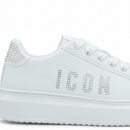 IC04751SD BIANCO ARGENTO - Scarpe - ICON