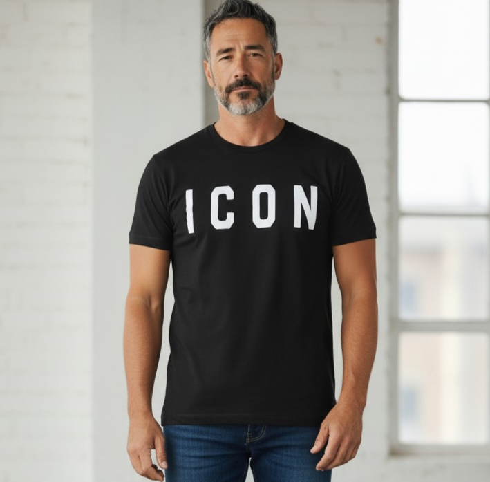 IUT001 NERO - T-Shirt e Polo - ICON