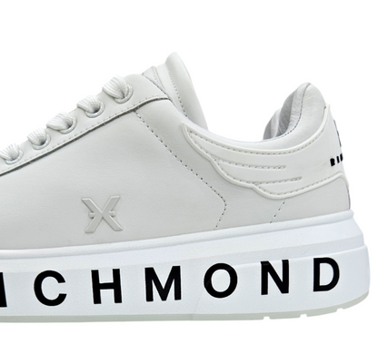 31016 A ACTION LEATHER WHITE - Scarpe - John Richmond
