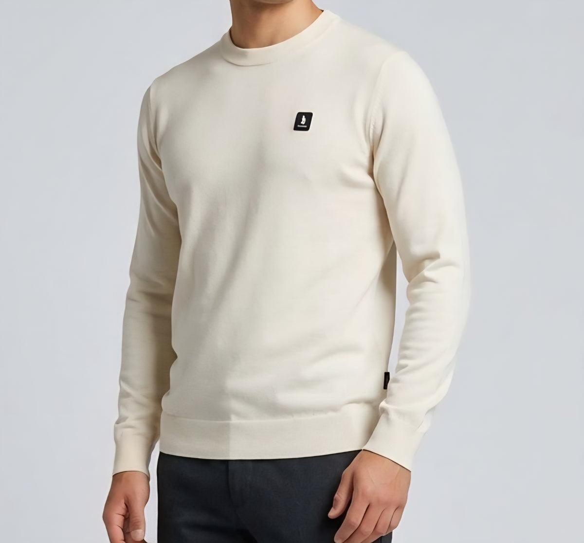 MAGLIA Uomo Refrigue R4050M262 CREWNECK ICON BUTTER