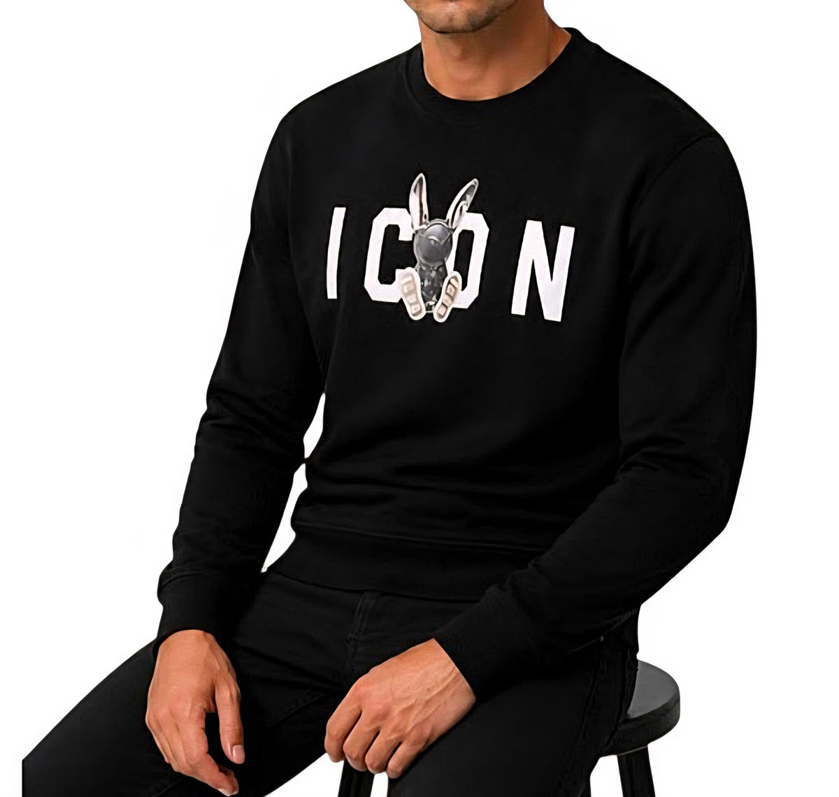 FELPA Uomo ICON IUF044 NERO