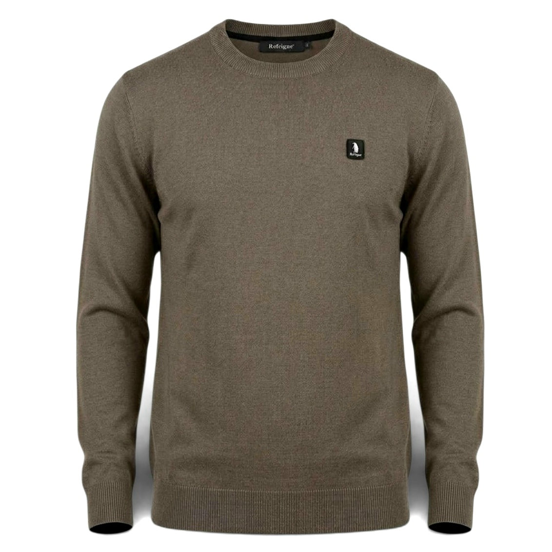MAGLIA Uomo Refrigue R4050M262 CREWNECK ICON BROWN