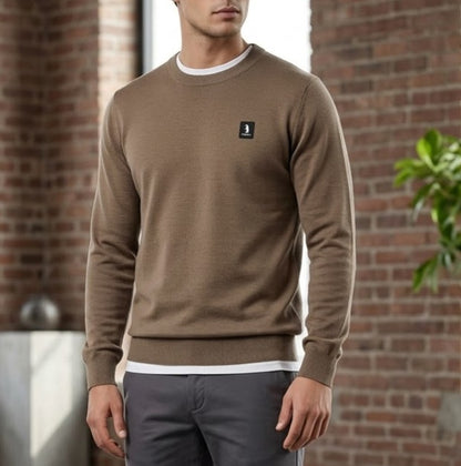 MAGLIA Uomo Refrigue R4050M262 CREWNECK ICON TAUPE
