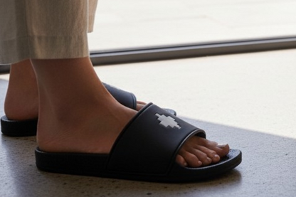 COMAS260679 NERO - PANTOFOLE - MARCELLO BURLON COUNTRY OF MILANO