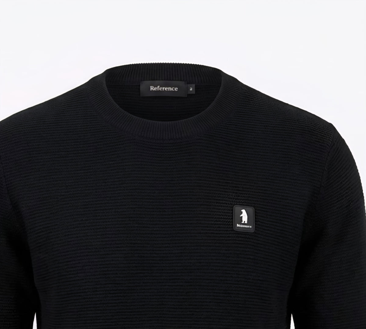 MAGLIA Uomo Refrigue R4061M262 GREWNECK WAFFLE BLACK