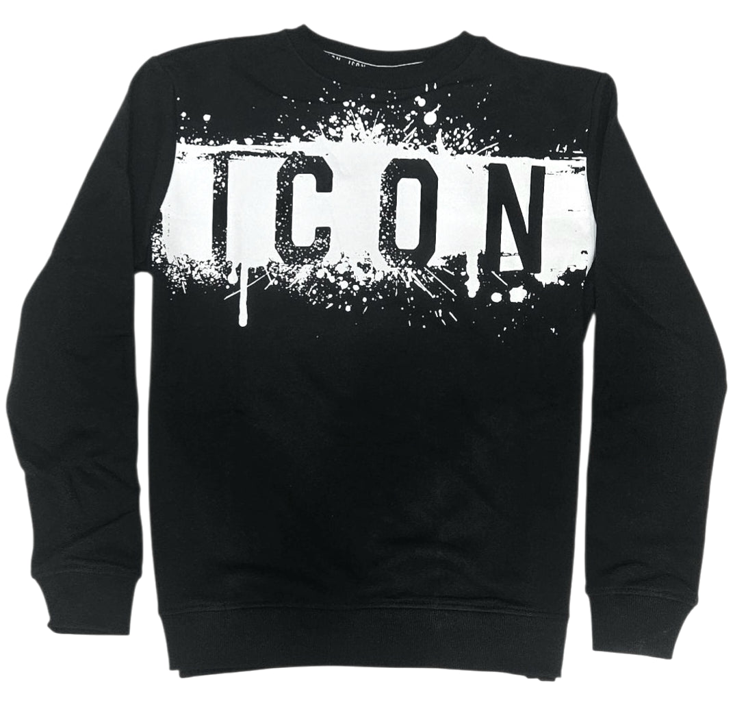 ICUF2W6F013 NERO - FELPA - ICON