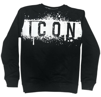 ICUF2W6F013 NERO - FELPA - ICON