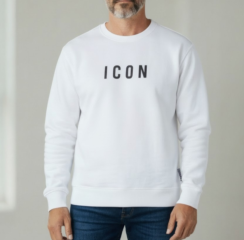 IUF002 BIANCO - Felpe - ICON