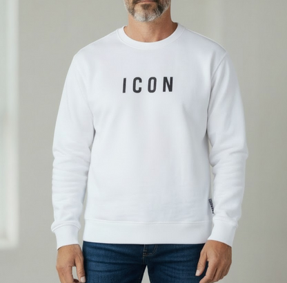IUF002 BIANCO - Felpe - ICON