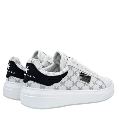 31019 A ACTION LEATHER WHITE - Scarpe - John Richmond