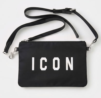 POCHETTE UNISEX ICON ICBE34AS28 NEON BLACK