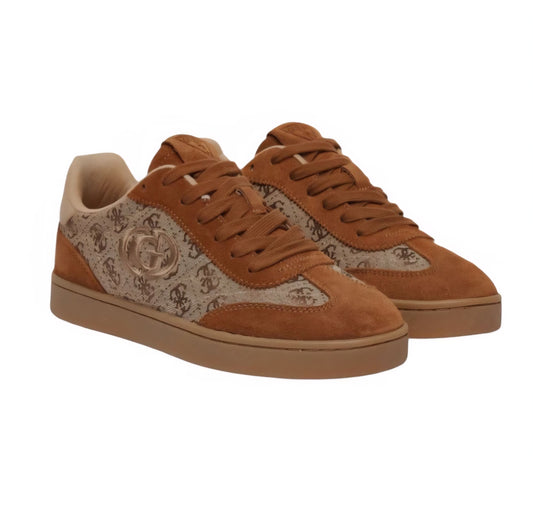 SNEAKERS DONNA GUESS MOD. JACEK FLTJACLEA12 COGNA