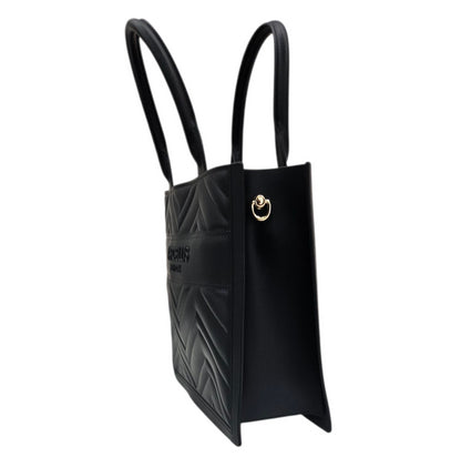 FLAT BUBY WAVE M HANDBAG BLACK LIGHT GOLD - BORSA - MARC ELLIS