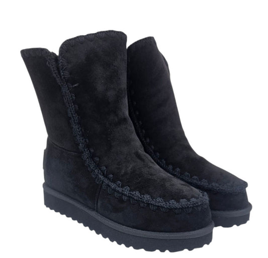 IC04412SD NERO CAMOSCIO - Scarpe - ICON