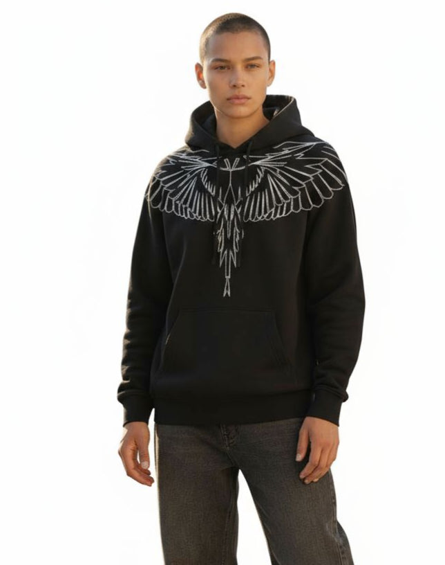 F5CAMAHS002 HOODIE MAN BLACK - Tute - MARCELLO BURLON COUNTRY OF MILANO