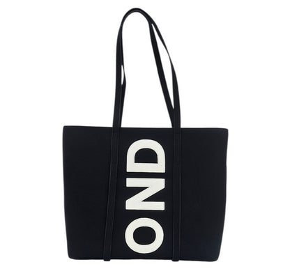 SHOPPING BAG RWA25208BO 9L BLACK WHITE - Borse - John Richmond