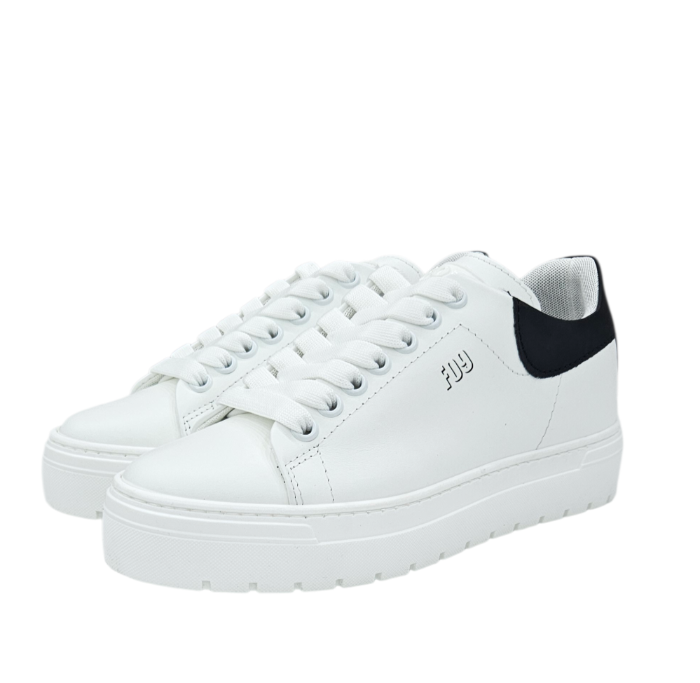 600BAYL VITELLO GOMMATO BIANCO NERO - Scarpe - F09