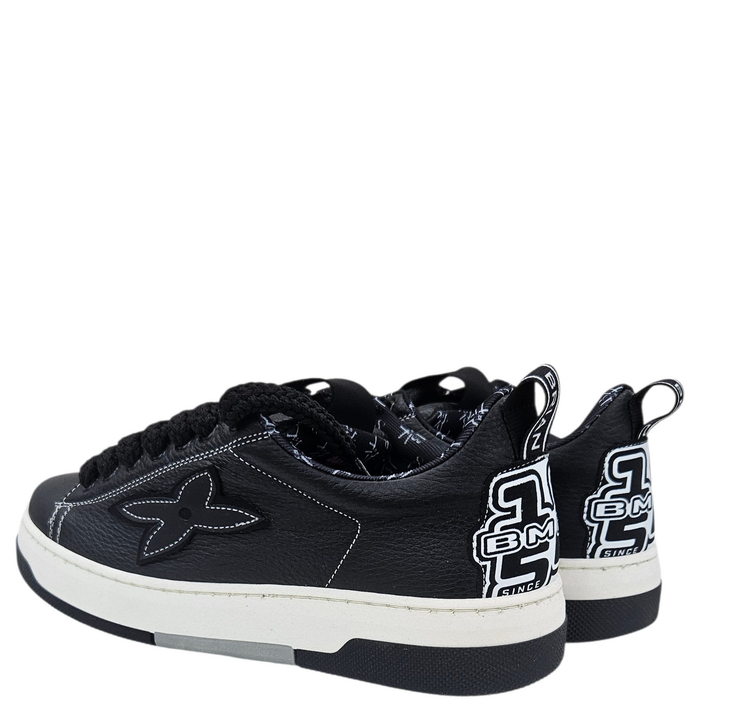 545 B ETRUSCO NERO TAX NERO BIO BIANCO BIO NERO - Scarpe - Brian Mills