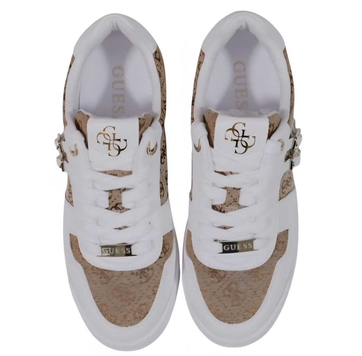SNEAKERS DONNA GUESS MOD. MAGGNET2 FLFMA2FAL12 BEIGE BROWN
