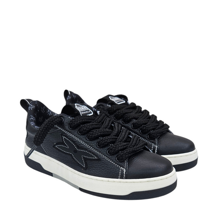 545 B ETRUSCO NERO TAX NERO BIO BIANCO BIO NERO - Scarpe - Brian Mills