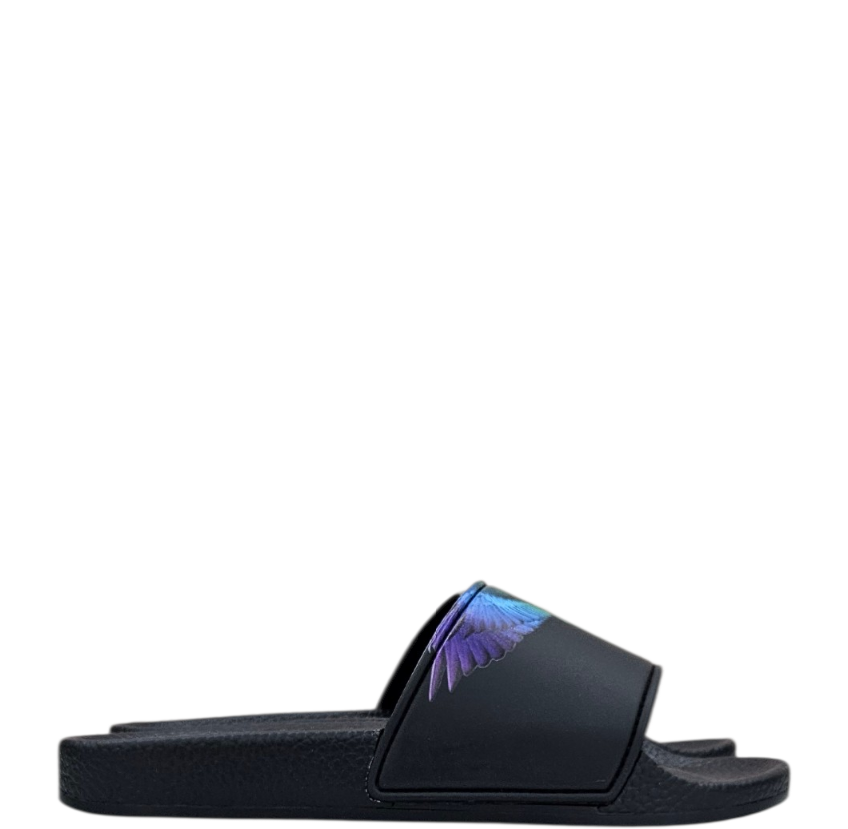 COMAS260895 BLACK RAINBOW - PANTOFOLE - MARCELLO BURLON COUNTRY OF MILANO
