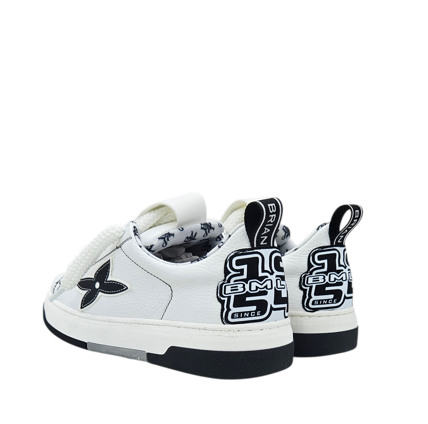 545 B ETRUSCO BIANCO TAX NERO TAX BIANCO - Scarpe - Brian Mills