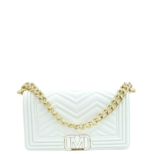 FLAT WAVE S MILK LIGHT GOLD - BORSA - MARC ELLIS