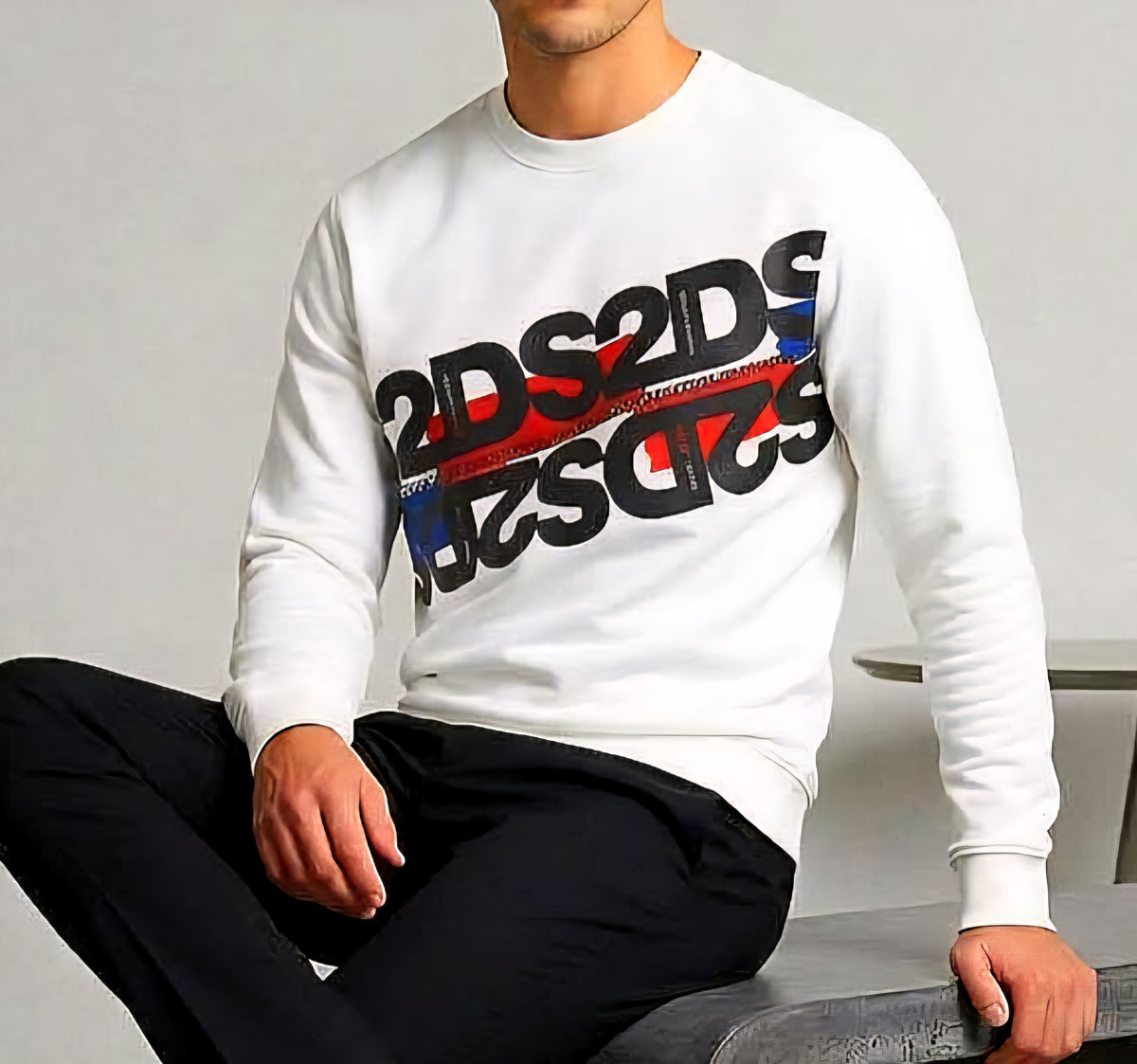 Felpe Uomo DROPSEASON2 F62A377 BIANCO